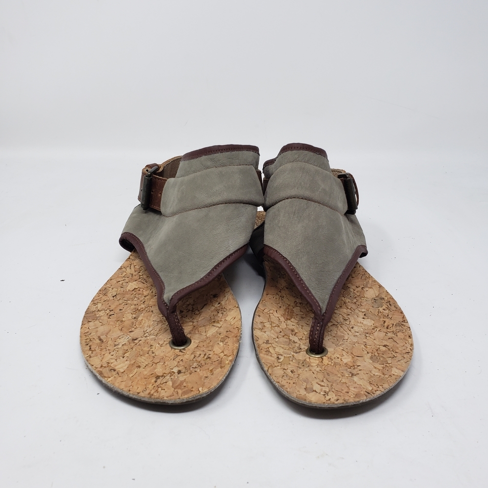 Fly London Thong Suede Cork Sole Sandals Size 39 - Picture 3 of 8